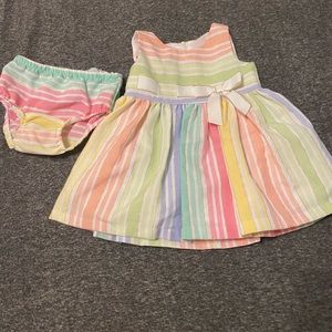 Bonnie Baby 2-piece dress size 6/9 months